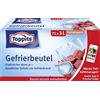 Toppits Sacchetti per congelatore, 3 litri, 75 pezzi, fondo trasparente