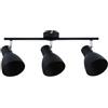 Paulmann 66761 Faretto Davy a 3 luci max. 3x20 Watt plafoniera nera spot metallo E27 faretti da soffitto senza sorgente luminosa