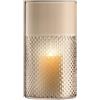 LSA International Wicker Vaso/Lanterna, Vetro