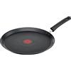 Tefal G25939 Unlimited On Crêpe | 28 cm | con rivestimento antiaderente in titanio antigraffio | segnale termico | senza PFOA | adatto per tutti i piani cottura, anche per piani cottura a induzione,