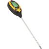 ciciglow Misuratore del Suolo 4 in 1, Kit per Tester del Suolo con Tester per PH, Temperatura, Umidità e Luce, Misuratore di PH, Test di Umidità, Intensità della Luce Solare per Coltivazione, Giardinaggio, Ter