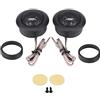 Yctze Twitter 3 - Tweeter Panda 312 - Coppia Di Altoparlanti Audio Da 12 V 150 W Car Mini Super Power Loud Dome Audio Altoparlante Tweeter Tromba Horn