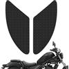 FSWWSF Adesivo di Protezione del Serbatoio Della Moto in Gomma Universal Tank Side Pads per Decalcomania in Gomma Antiscivolo per la maggior parte delle moto