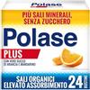 Polase Plus Integratore alimentare di Potassio e Magnesio Senza Zuccheri Gusto Arancia e Mandarino, 24 Bustine