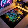 Leseogye Tappeto da gaming, design controller, per console da gioco, 80 x 120 cm, tappeto da gioco, per camera da letto, soggiorno