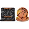 Hegbolke Pallacanestro Decorazione Party Supplies - 40 pezzi 22,9 cm Piatti Basket Party Supplies Kit per Basket Festa di Compleanno Bambini Basket Fan Compleanno