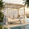 MIlani Home VANDENBERG - gazebo letto in teak