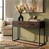 MIlani Home MANTRA - consolle con decoro legno e ferro