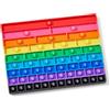 hand2mind Learning Resources Fidget Popper Sensoriale Per Frazioni Arcobaleno 96989, Gioco Matematico Tattile Multicolore, Manipolativo Educativo, Età 8+