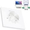 HERCHR Controller Volume, Manopola di Controllo del Volume Smart Home da 25 W con 5 Livelli di Regolazione Interruttori di Sintonizzazione della Musica di Sottofondo per Altoparlanti