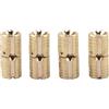 FTVOGUE 4pcs/Pack Nascosta Cerniera per mobili in Ottone Nascosto barile Scatola di Legno 8 mm Angolo di Apertura 180 °