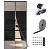 EFUTURETIME Zanzariera Porta Magnetica 90 x 210 cm, Protezione della Privacy e Anti Zanzare, Zanzariere Magnetiche per Porte Finestre in Poliestere, Senza Fori