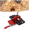Garosa Maschera per Cerniera Nascosta 35mm, Guida Foratura per Installazione Ante Armadi, Kit Punta Trapano in Lega di Alluminio per Lavorazione del Legno, Accessorio per Mobili