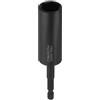 QUARKZMAN Bussole per Avvitatore 17mm Metro Profonda Metriche Attacco Esagonale 1/4 Extra Lunghe a 6 punte da 4,3 (110 mm) Prese Chiavi a Bussola Acciaio CR-V Per Avvitatrici Elettriche