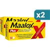 Maalox Plus Bipacco Azione Rapida Contro Bruciore E Acidità Di Stomaco 2x50 Compresse