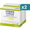 Codex 5 Miliardi Bipacco Fermenti Lattici 2x30 Capsule Rigide