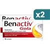Benactiv Bipacco 2x16 pastiglie Benactiv Gola miele e limone mal di gola