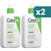 Cerave detergente idratante viso pelle da normale a secca bipacco 2x473ml