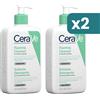 Cerave detergente schiumogeno seboregolatore per viso e corpo bipacco 2x473ml
