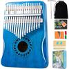 iECO Kalimba - Pianoforte da pollice a 17 tasti, portatile, idea regalo per adulti e bambini, veloce da imparare