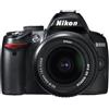 Nikon Reflex D3000 - Nero + Nikon Nikkor AF-S DX 18-55 mm f/3.5-5.6 G ED II + Nikkor AF-S DX 55-200 mm f/4-5.6 G ED f/3.5-5.6 + f/4-5.6 - refurbished