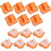 Fukaisu 14pz Lame di Ricambio per Taglierina Carta Compatibili con Firbon, Sostituzione Lama di Taglio con Progettazione Salvaguardia Sicurezza per Taglierina Carta A4(Arancione)