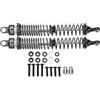 equlup Set di ammortizzatori per ammortizzatori in Metallo 2 Pezzi 130mm RC per HSP/RGT/Himoto/Redcat 1/10 RC Auto aggiornamenti Sostituzione Ammortizzatore RC (Nero)