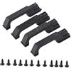 HERCHR Maniglie per Porte per Auto RC, 4 Pezzi Maniglie per Porte in Plastica di Simulazione Accessori per Defender per Traxas TRX4 D90 Axial SCX10 1/10 RC Crawler Car