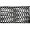 Comart - Zerbino Stellato - Tappeto per Ingresso Esterno - 40x70 cm - Drenante - Impermeabile - Antiscivolo - Autobloccante - PVC Traforato - Resistente - per Giardini e Ingressi Condominiali - Nero