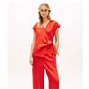 Tommy Hilfiger Blusa scaldacuore senza maniche in puro lino Donna