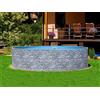 Piscina AZURO STONE Ø 3,60 m - h 90 cm fuori terra rotonda