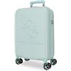 Disney Joumma Traveling with Minnie Blu Turchese Valigia da Cabina 36x55x20 cm Rigido ABS Lucchetto a Combinazione Integrato 32L 2.4kg 4 Doppie Ruote Bagaglio a Mano