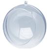 Sfera di Plastica apribile cm 12 con apertura frontale