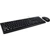 INTERTECH Inter Tech 88884105 Inter-Tech Tas NK-1000EC QWERTY, Tastatur + Maus-Set, schw.