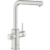 GROHE Miscelatore per lavello BLUE PURE MINTA L bocca supersteel supersteel