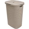 5 five simply smart 5 Five - Contenitore per rifiuti in rattan 60 l lino