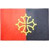 AZ FLAG Bandiera Occitania Tolosa 90x60 cm Occitana Poliestere 100D Asola | Uso interno ed esterno bandiera decorativa doppie cuciture e bordi rinforzati con guaina per asta