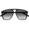Saint Laurent Occhiali da Sole SL 596 DUNE 006 Nero/Grigio Donna 58/14/145
