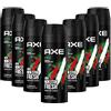 AXE Deodorante spray per il corpo Africa con protezione 48H contro l'odore del corpo senza sali di alluminio, 7 pezzi