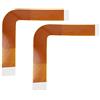 SEAFRONT Cavo dati del nastro del delle parti di ricambio 2pcs 7W, Parte di riparazione del cavo della flessione del nastro piano della lente di raccolta per PS2