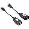 Yosoo Health Gear Connettore usb a rj45, estensione rete USB su Cat5 e Cat6