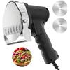 FOHERE Affettatrice Kebab per kebab, Coltello Elettrico Shawarma 80W, Taglierina Giroscopica Commerciale in Acciaio Inox, Affettatrice Doner Kebab, Diametro Lama Φ4/100mm, Spessore Regolabile 0-8mm