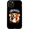 Animal Rock & Roll Graphic Concert Punk Custodia per iPhone 11 Pro Concerto di musica arrabbiata per cani Beagle Heavy Metal Rock N Roll