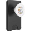 Cat Meow mackerel animal paw Pet cute dr Il gatto si trova rannicchiato con cuori PopSockets PopWallet per MagSafe