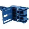 Fafeicy 8 Pezzi/Set Dima per Fori a Tasca, Localizzatore di Fori per Punzonatura per Lavorazione Legno, Maschera di Centraggio Autocentrante (blu)