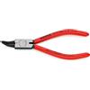 KNIPEX Pinza per anelli di sicurezza per anelli di sicurezza interni a fori angolazione a 45° rivestiti in resina, 44 31 J02