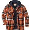 Legendary Whitetails Tomahawk Plaid, Giacca da Uomo con Cappuccio, in Maplewood, Taglia L