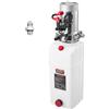 VEVOR Centralina Idraulica Pompa Idraulica per Rimorchio Ribaltabile Azione Singola, Velocità 2600 giri/min, Pressione d'Olio 2320-2900 PSI, Pompa con Serbatoio in Plastica per Sollevatore Rimorchio