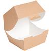 Contenitore per panini grande in cartoncino bio 14,4x13,6x11,5 cm avana