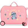 Disney Joumma Stitch You & Me Rosa Valigia per Bambini 50x38x20 cm Rigido ABS Combination Closure Side 34L 2.1kg 2 Wheels